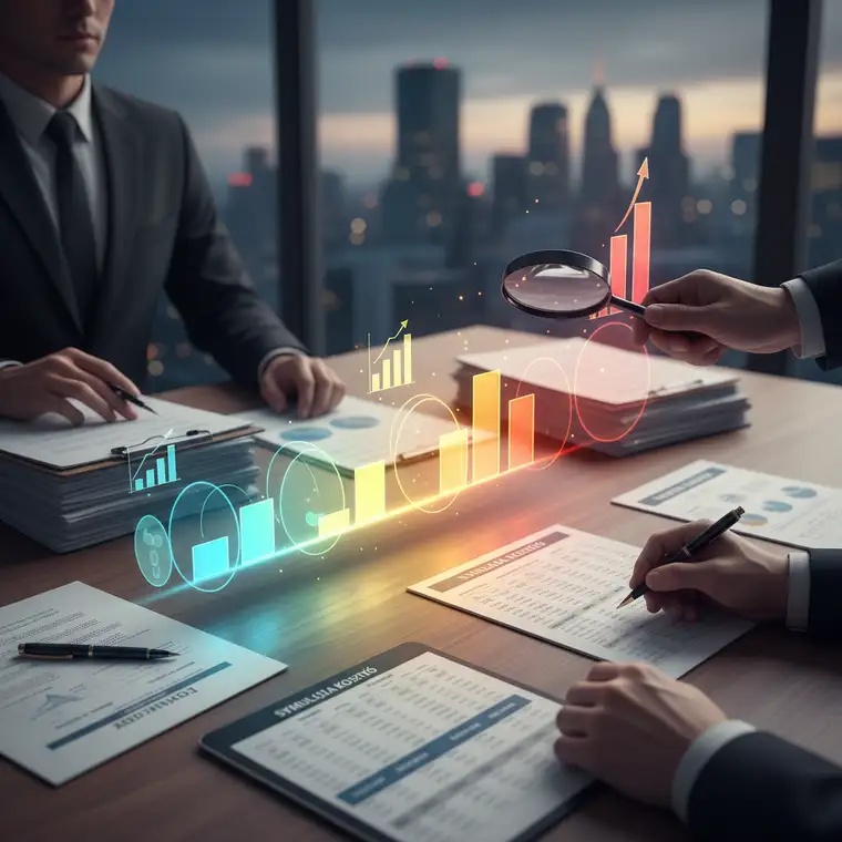 Kredytobiorca omawiający z doradcą wpływ wydłużenia okresu spłaty kredytu na koszt ubezpieczenia i wysokość całkowitego zadłużenia