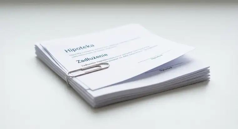 Widok osoby analizującej oferty banków i symulacje rat, planującej przeniesienie kredytu hipotecznego do innego banku bez przerwy w spłacie