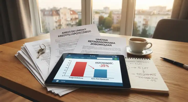 Zamiana kredytu gotówkowego na hipoteczny - nieruchomość, zdolność kredytowa i dokumenty w banku